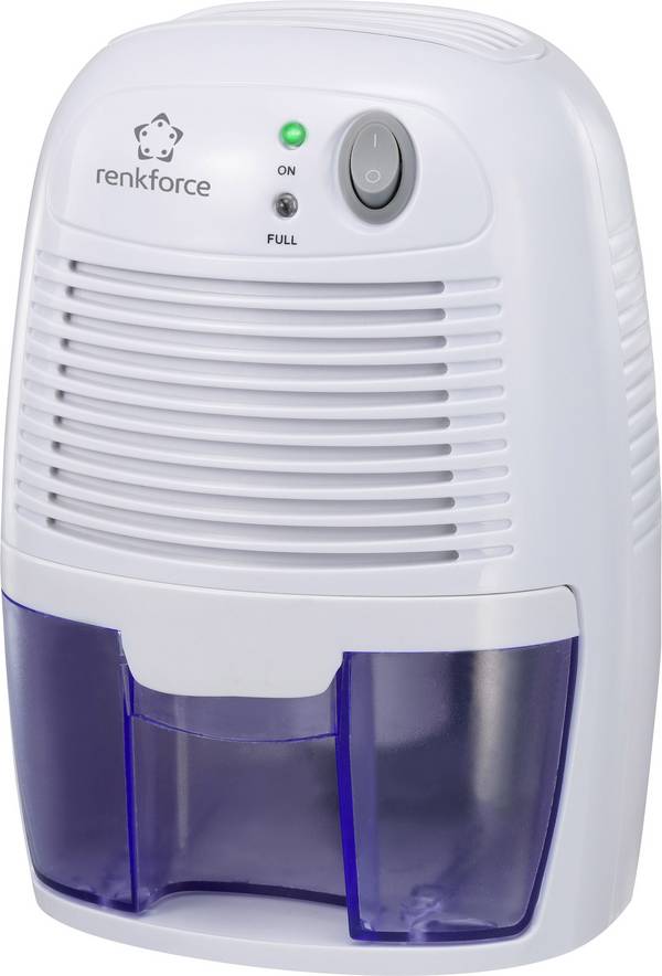 Renkforce HD-68W odvlhčovač vzduchu, HD-68W, 20 m², 0.011 l/h, bílá, modrá