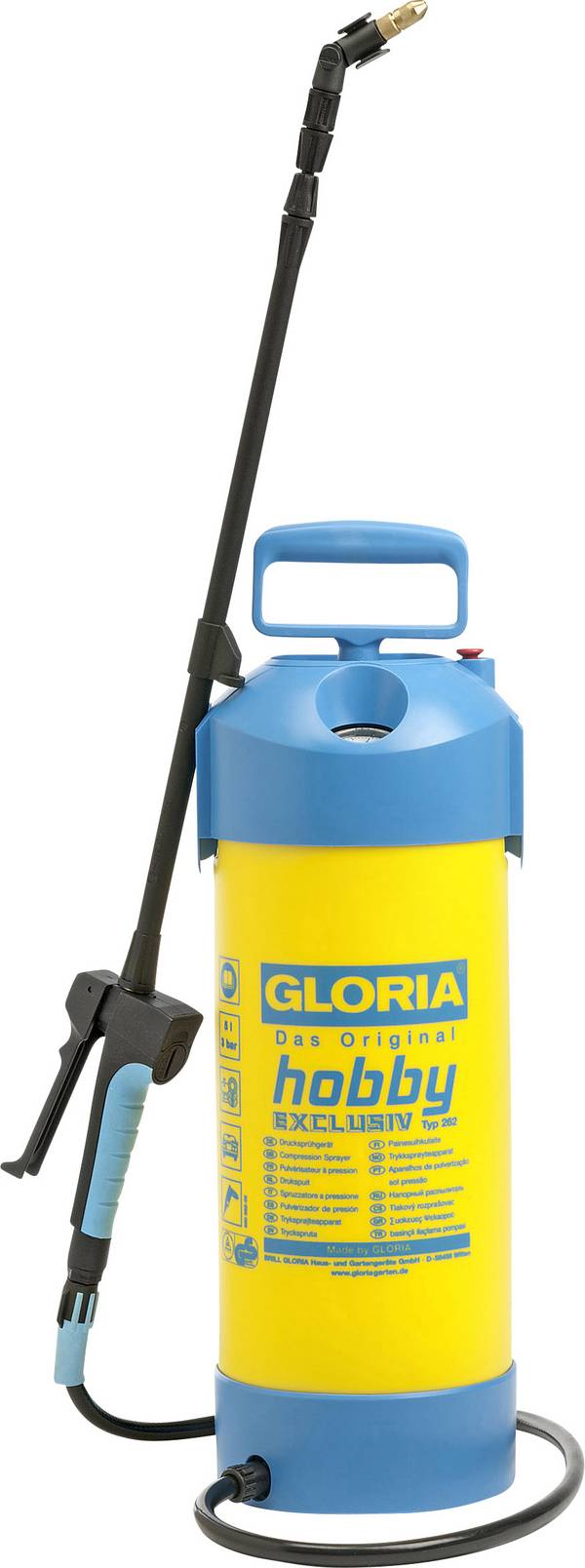 Gloria Haus und Garten 000262.0000 hobby exclusiv tlakový rozprašovač 5 l