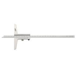 Posuvný hloubkoměr HELIOS PREISSER 0282201, měřicí rozsah 150 mm, Kalibrováno dle DAkkS / mé číslo pro ISO
