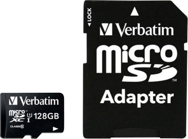 Verbatim Premium paměťová karta microSDXC  128 GB Class 10 vč. SD adaptéru