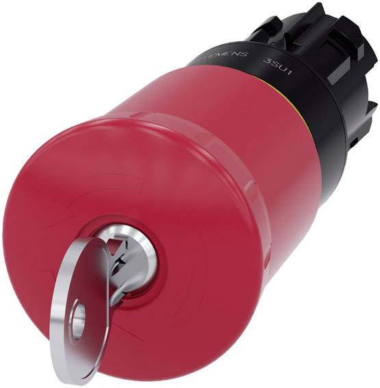 Siemens 3SU1000-1HR20-0AA0, 3SU10001HR200AA0 nouzový vypínač, 1 ks