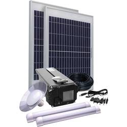 Solární sada Phaesun Energy Comfort Solar Side Three 390958, 30 Wp, vč. akumulátoru, vč. kabelu, s 3 světly