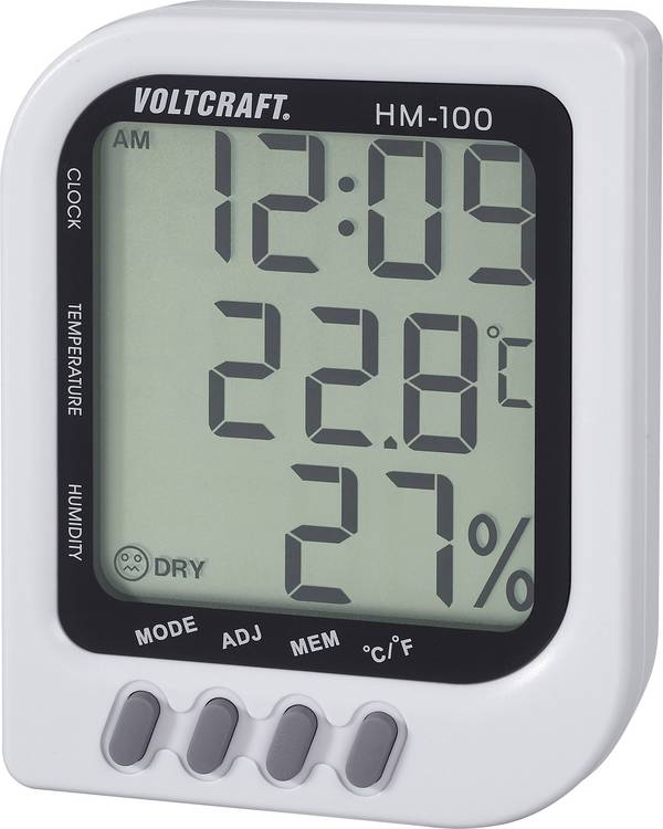 VOLTCRAFT HM-100 vlhkoměr vzduchu (hygrometr), 20 % rF-90 % rF