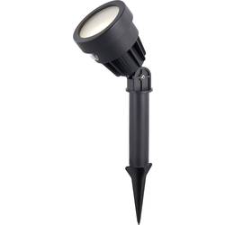 LED LED zahradní reflektor s dálkovým ovládáním Renkforce Calvia, 6 W, RGB, černá