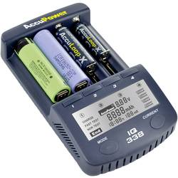 Nabíječka akumulátorů AccuPower, NiCd, NiMH, Li-Ion IQ338, 10340 , 10350 , 10440, 10500 , 12500 , 12650 , 13500 , 13650 , 14500, 14650 , 16340, 16650, 17335 , 17355, 17500, 17650 , 17670, 18350 , 18490, 18500, 18650, 18700 , 20650 , 21700 , 25500 , 22650,