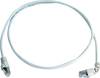 Telegärtner 100008023 RJ45 síťové kabely, propojovací kabely CAT 6A S/FTP 1.00 m bílá samozhášecí, bez halogenů 1 ks