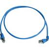 Sieťový prepojovací kábel RJ45 Telegärtner L00001A0159, CAT 6A, S/FTP, 2.00 m, modrá