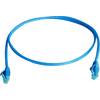 Sieťový prepojovací kábel RJ45 Telegärtner L00000E0068, CAT 5e, U/UTP, 1.00 m, nebeská modrá