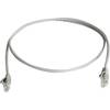 Sieťový prepojovací kábel RJ45 Telegärtner L00000A0273, CAT 6, U/UTP, 1.00 m, sivá