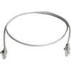Sieťový prepojovací kábel RJ45 Telegärtner L00006A0323, CAT 6, U/UTP, 25.00 m, sivá