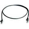 Sieťový prepojovací kábel RJ45 Telegärtner L00006A0338, CAT 6, U/UTP, 25.00 m, čierna