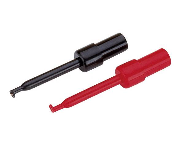 VOLTCRAFT  sada zkušebních hrotů, konektor 2 mm, CAT I, černá, červená