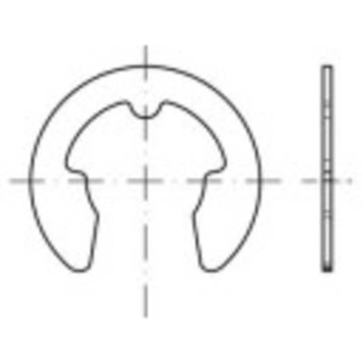 TOOLCRAFT  138512 pojistné podložky vnitřní Ø: 2.3 mm   DIN 6799   pružinová ocel  500 ks