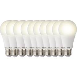 10 - dílná sada LED žárovek Sygonix 230 V E27 9.5 W = 60 W 119 mm teplá bílá A+
