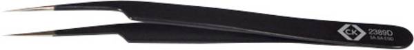 C.K T2389D ESD Pinzeta, 5A SA-ESD, špičatá, šikmý, jemná, 115 mm