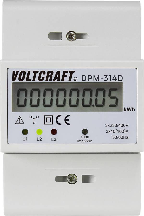 digitální třífázový elektroměr N/A VOLTCRAFT DPM-314D
