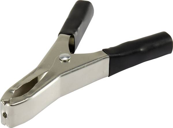 TRU COMPONENTS 93038c29 krokosvorka červená  Délka: 100 mm 1 ks