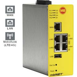 Průmyslový router USB, LAN, LTE MB Connect Line GmbH počet vstupů: 4 x Počet výstupů: 2 x 24 V/DC