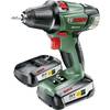 Aku vrtací šroubovák Bosch Home and Garden PSR 18 LI-2 060397330H, 18 V, 2.5 Ah, Li-Ion akumulátor