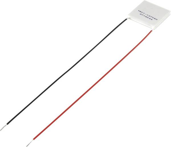TRU COMPONENTS TEC1-127060 1389160 Peltierův článek, 51.4 W, 6 A, (d x š x v) 40 x 40 x 3.6 mm