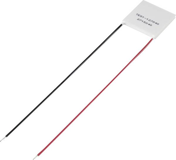 TRU COMPONENTS TES1-127040 1389165 Peltierův článek, 33.4 W, 3.9 A, (d x š x v) 30 x 30 x 3.2 mm