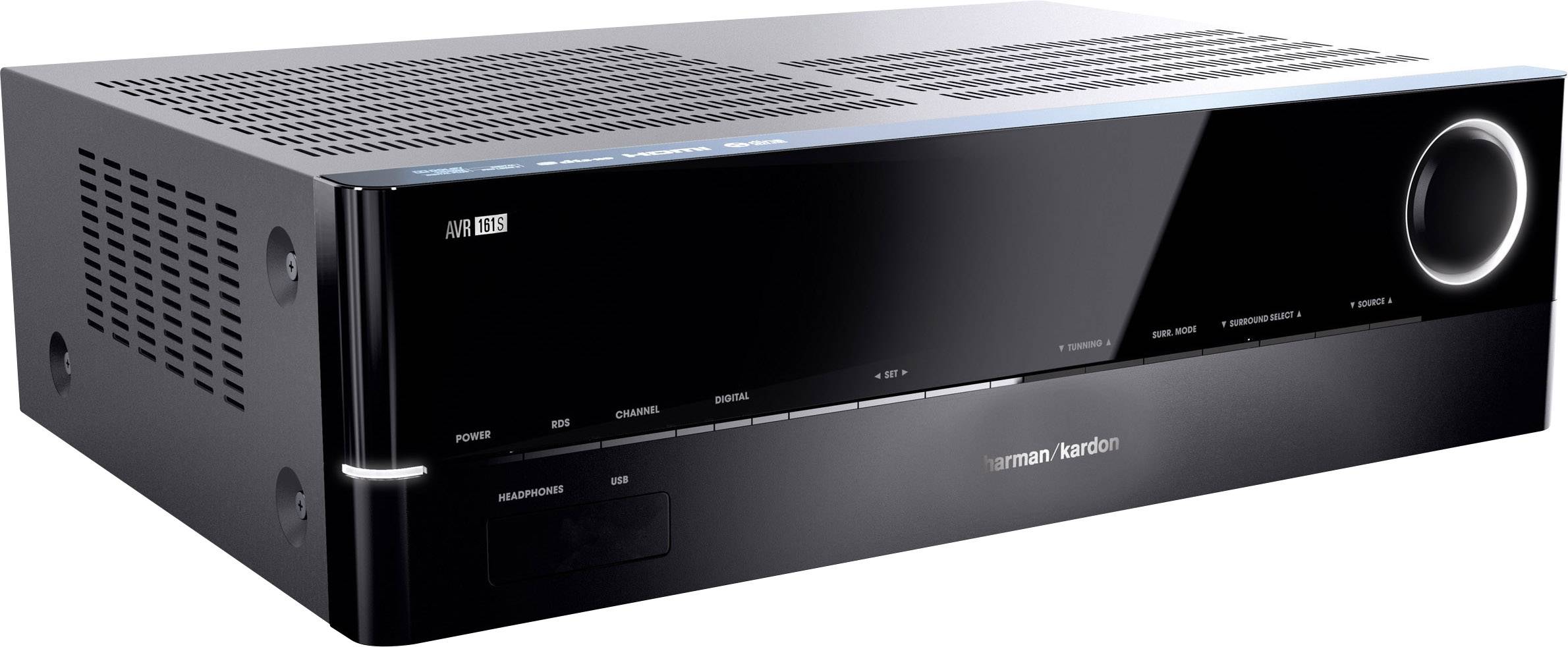 Harman Kardon AVR 161S 5.1 AV receiver 5x85 W ÄernÃ¡ 4K UltraHD, BluetoothÂ®, DLNA, internetovÃ© 