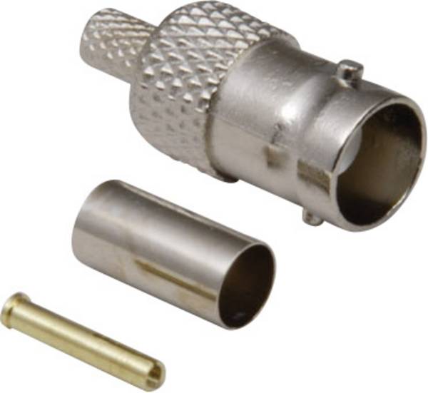 TRU COMPONENTS 1579560 BNC konektor zásuvka, rovná 50 Ω 1 ks