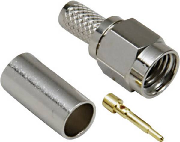 TRU COMPONENTS 1579371 SMA konektor zástrčka, rovná 1 ks