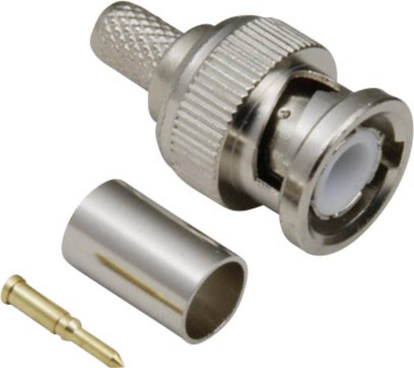 BKL Electronic 0401000/D 0401000/D BNC konektor zástrčka, rovná 50 Ω 1 ks