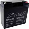 XCell XP1712 XCEXP1812 olověný akumulátor 12 V 18 Ah olověný se skelným rounem (š x v x h) 181 x 167 x 77 mm šroubované M5 bezúdržbové, VDS certifikace