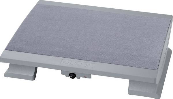 Maul 9025085 JAKOB MAUL - Maul - Fußauflage - Grau  opěrka pro nohy (š x v x h) 45 x 220 x 39 cm ergonomické, výškově nastavitelné, vyhřívatelné, s kobercovým obložením  šedá