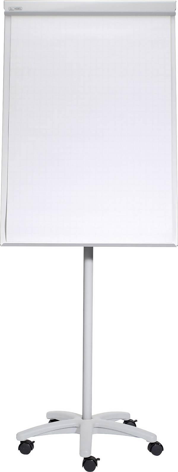 Maul mobilní flipchart MAULoffice (š x v) 70 cm x 100 cm šedá vč. odkládací poličky, výškově nastavitelný, magnetický, vč. držáku bloku 6375582