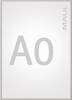 Maul MAULstandard 6604008 sklopný rám stříbrná 1 x DIN A0 1 ks (š x v x h) 885 x 1233 x 20 mm