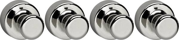 Maul neodymový magnet MAUL (Ø x v) 20 mm x 24 mm kuželka  stříbrná 4 ks 6168896