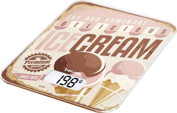 Beurer KS 19 Ice-Cream kuchyňská váha digitální digitální Max. váživost=5 kg světle hnědá, starorůžová 20 x 14.5 x 16.5