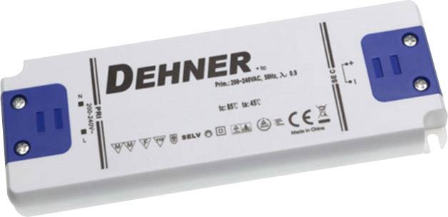 Dehner Elektronik SNP50-12VF-1 napájecí zdroj pro LED konstantní napětí 50 W 0 - 4.17 A 12 V/DC bez možnosti stmívání, schválení nábytku 1 ks