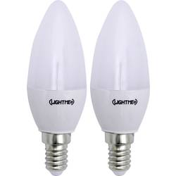 LED žiarovka LightMe 5bSA-C250ST-A1 230 V, 3 W = 25 W, teplá biela, A++ (A++ - E), 2 ks