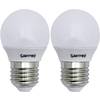 LED žiarovka LightMe 5bSA-P250ST-A1 230 V, E27, 3 W = 25 W, teplá biela, A ++ (A ++ - E), kvapkovitý tvar, 2 ks