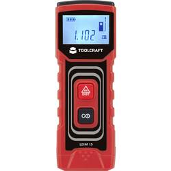 Laserový měřič vzdálenosti TOOLCRAFT LDM 15 J, Rozsah měření (max.) 15 m