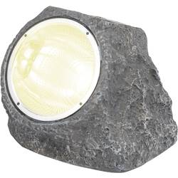LED solární dekorativní osvětlení kámen Renkforce IP44, šedá, bílá