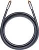 Oehlbach 13304 cinch audio kabel [1x cinch zástrčka - 1x cinch zástrčka] 4.40 m černá pozlacené kontakty
