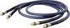 cinch audio kabel [2x cinch zástrčka - 2x cinch zástrčka] 1.25 m modrá pozlacené kontakty Oehlbach XXL® Series 1