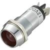 LED signálka SCI R9-86L-01-WR, vnitřní reflektor 16 mm, 12 V/DC, červená
