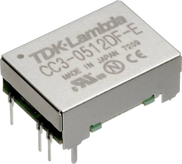 TDK-Lambda CC3-0512SF-E DC/DC měnič napětí do DPS 5 V/DC 12 V/DC, 15 V/DC 0.25 A 3 W Počet výstupů: 1 x Obsah 1 ks
