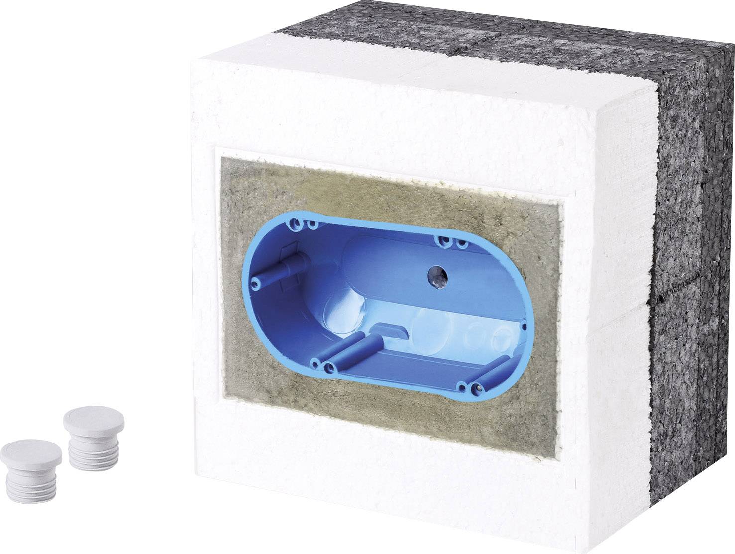 F-Tronic 7810017 dvojitá propojovací krabice pro přístroje (š x v x h) 194 x 194 x 145 mm 1 ks