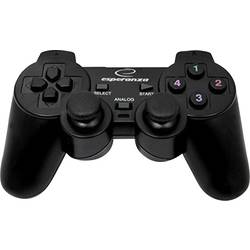 Esperanza WARRIOR gamepad PC čierna