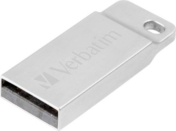 Verbatim Metall-Gehäuse USB flash disk  64 GB stříbrná 98750 USB 2.0