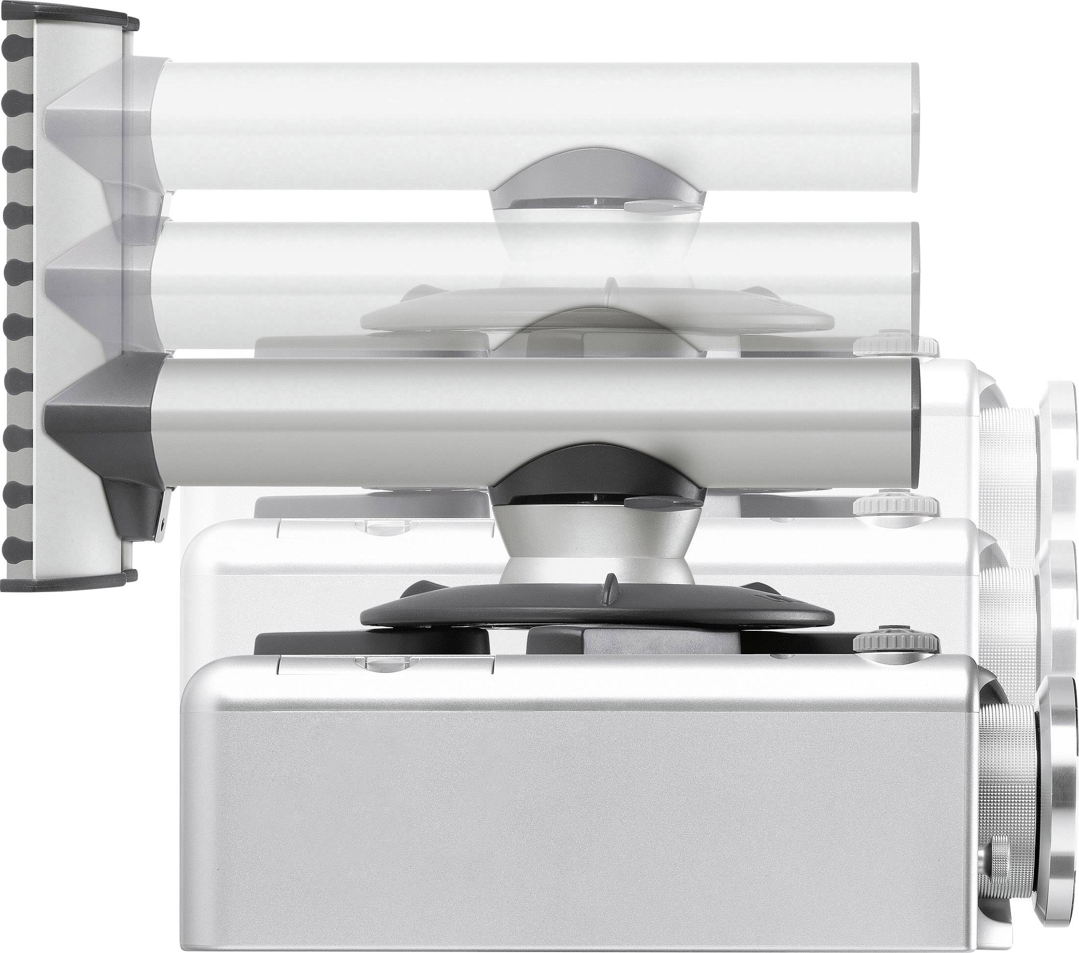 Kuchyňský přístroj s víceúčelovým zvedacím mechanismem, který lze plynule pohybovat zespodu nahoru, je zde prezentován.