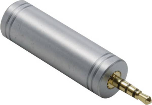 BKL Electronic 1103096 1103096 jack audio adaptér [1x jack zástrčka 2,5 mm - 1x jack zásuvka 3,5 mm] zlatá