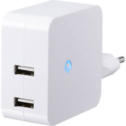 USB nabíječka VOLTCRAFT SPS-2400/2+WH, výstupní proud (max.) 4800 mA, 2 x USB